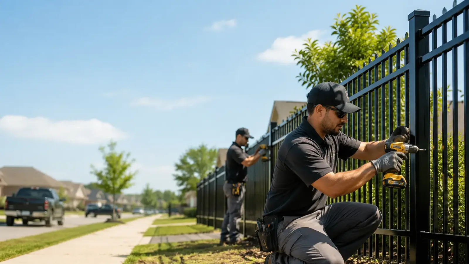 Metal Fence Installation in Riverview, MI